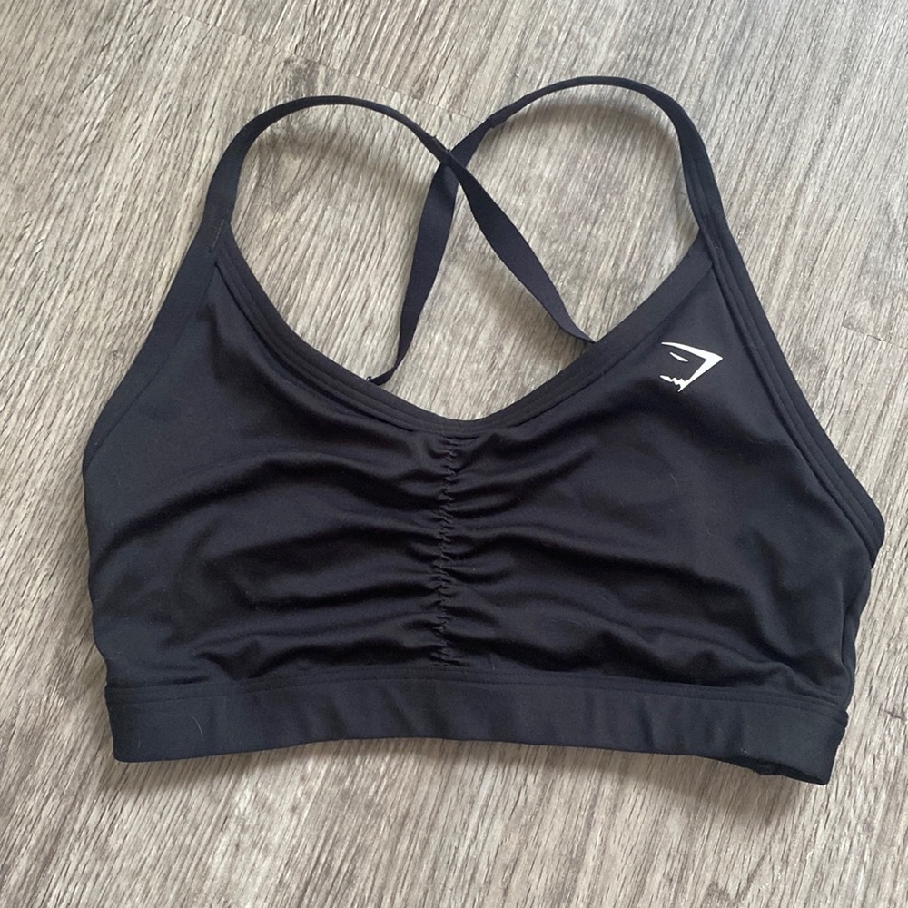 🖤GYMSHARK Rushed Sports Bra- BLACK- XS
